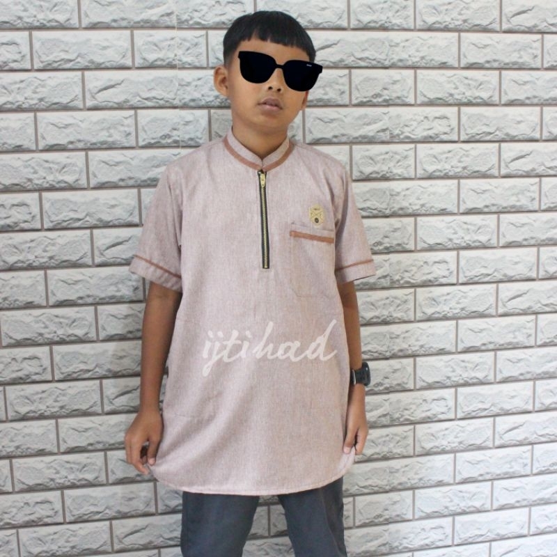 kurta OZIL KIDS brand IJTIHAD 3-12 tahun katun Madinah Fodu