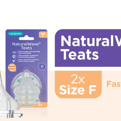 LANSINOH NaturalWave® Fast Flow Teats