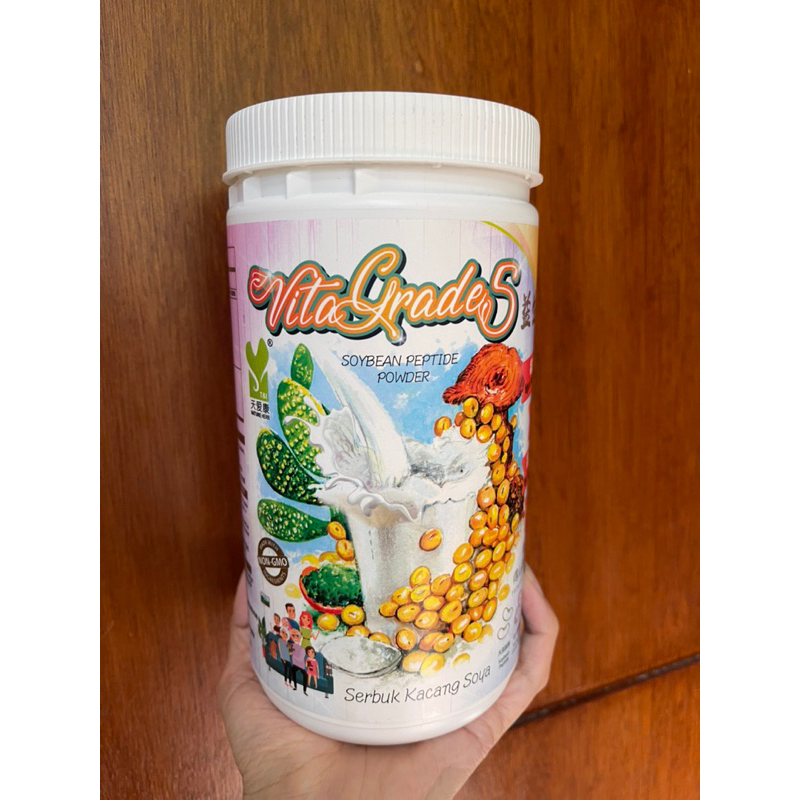 

Vita Grade S Soybean Peptide Power Serbuk Kacang Soya 600gr