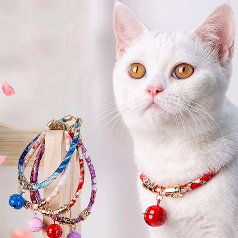 Kalung Kucing Model Jepang Elegan Lonceng Ufo Besar | Japanese Style Pet Collar