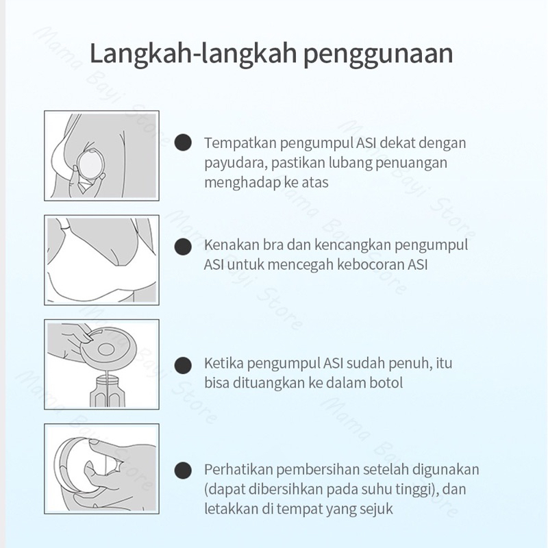 Wadah Penampung Asi Silikon Breast Milk Collector