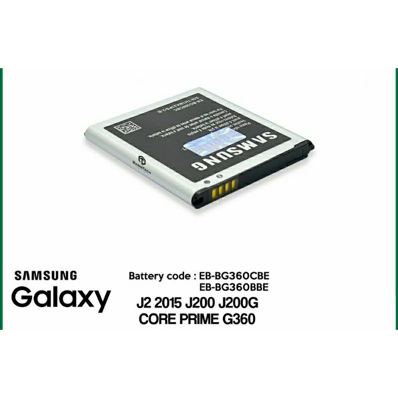 Baterai Samsung J2 J200G G360 J200 J2 2015 battery batre baterai original 99
