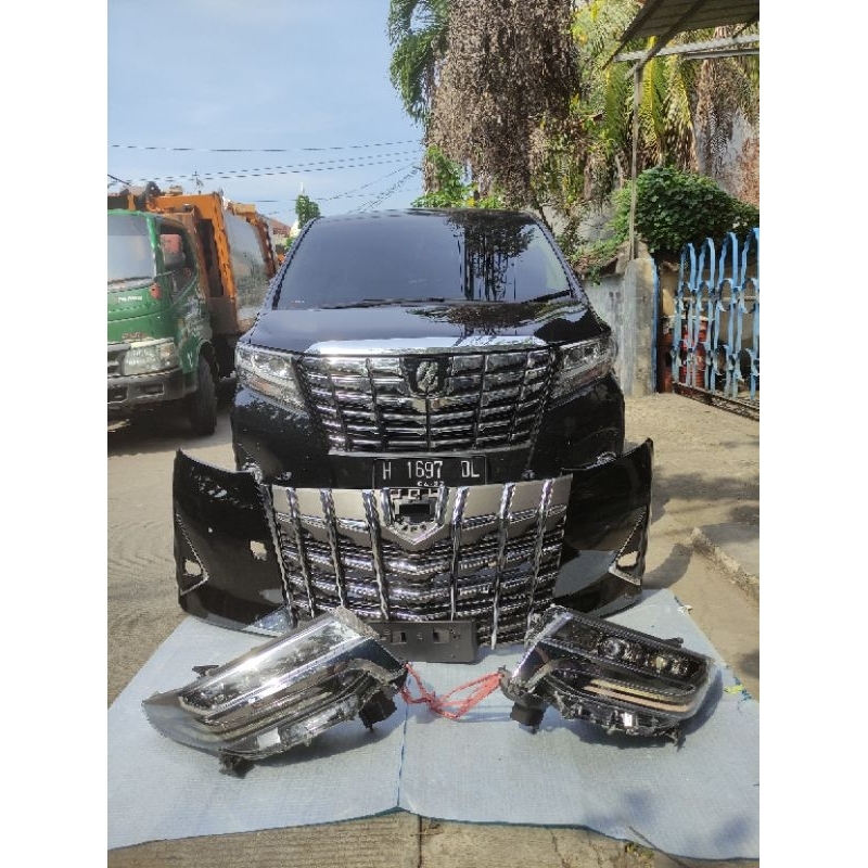 Bumper alphard facelift 2021