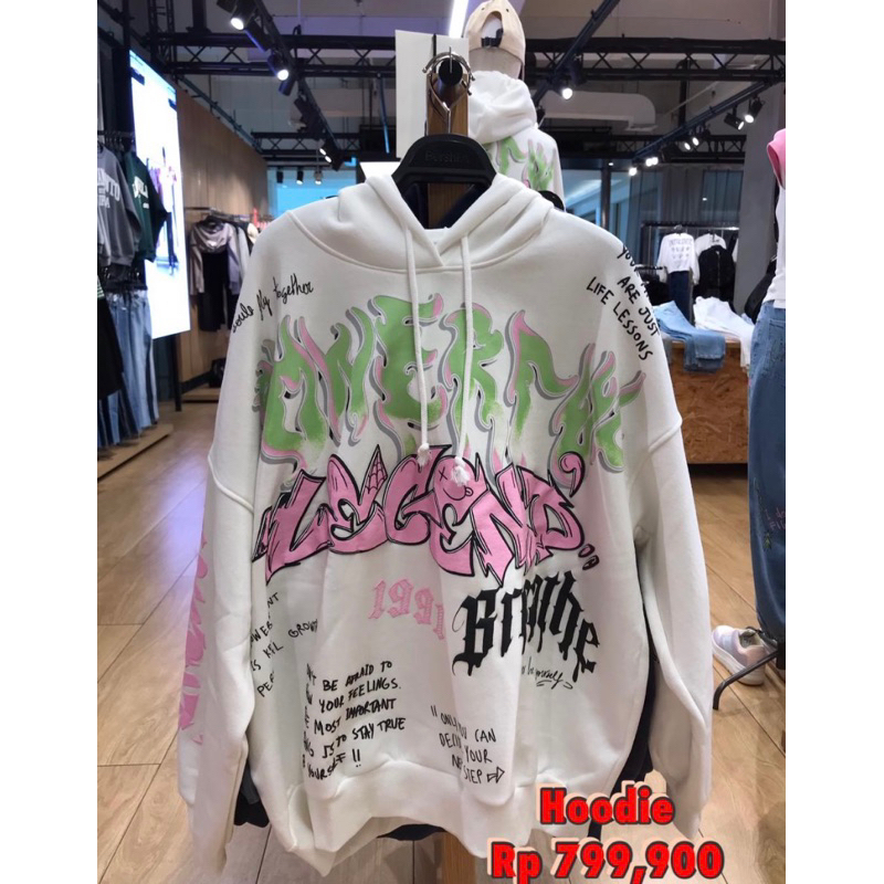 Bershka hoodie oversize original from bershka