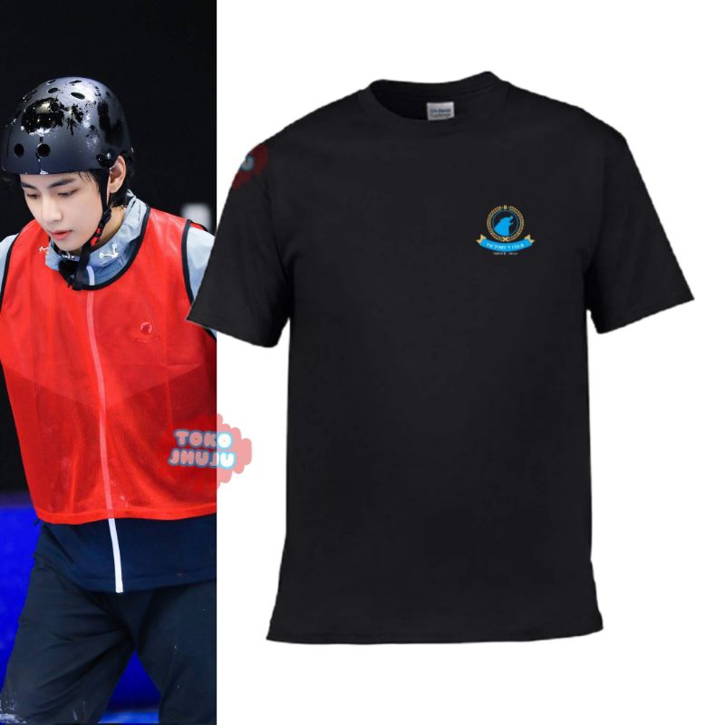 Kaos Taehyung Run Bts 2023 Logo Kecil