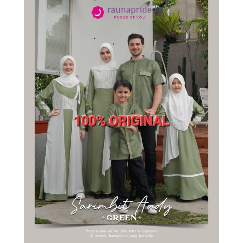 RAUNA SARIMBIT KELUARGA 2023 | SARIMBIT AUDY HIJAU | RAUNA GAMIS RGF 12