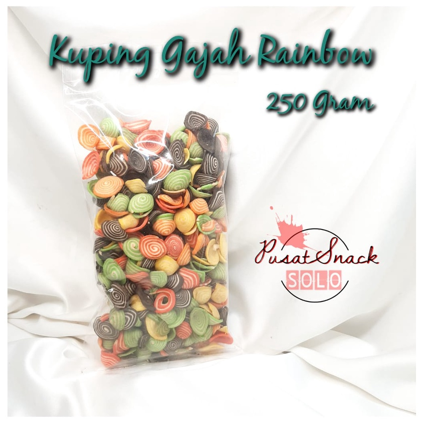 KUPING GAJAH Rainbow / KUE KUPING GAJAH 250 Gram