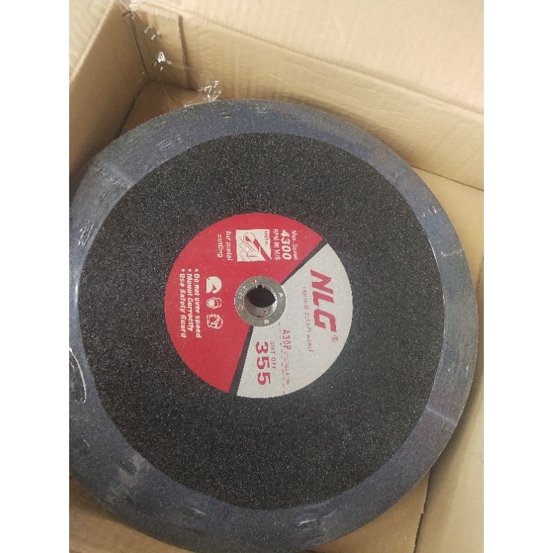 mata potong besi logam 14 inch NLG 355 x 3 x 25.4mm