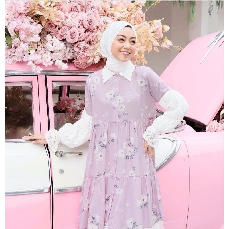 PL Ivy blouse Vanilla Hijab