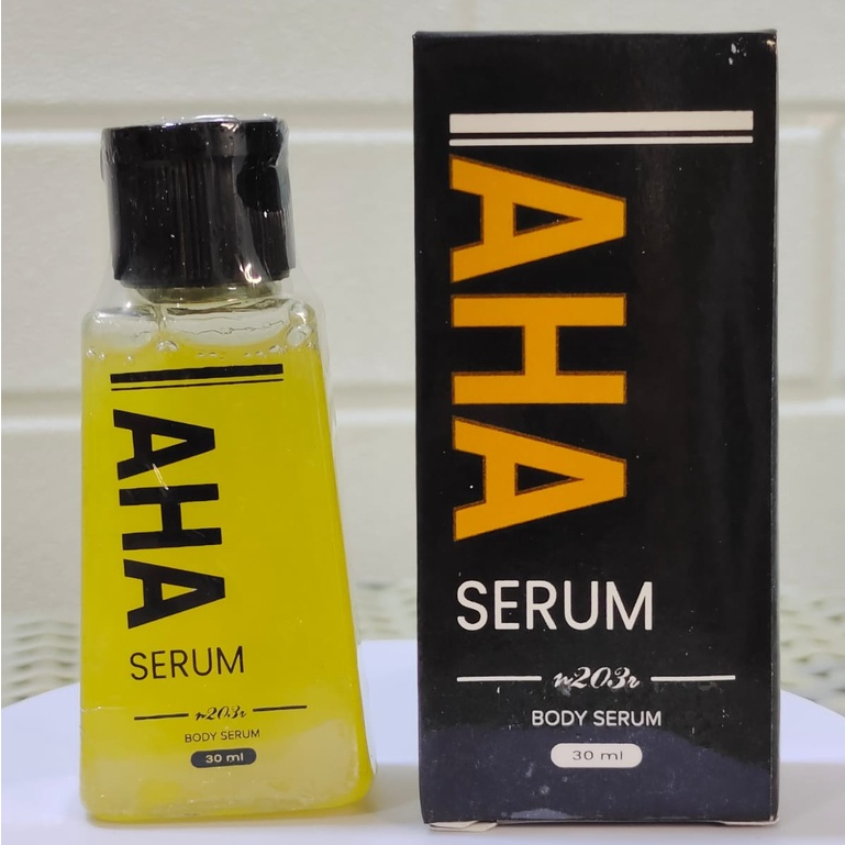 AHA Whitening Body Serum 30ml N203R BPOM - Body Serum AHA Mencerahkan - Bpom AHA Serum - grosir_skin