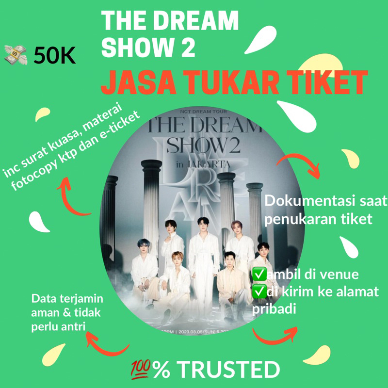 JASTIP / JASA TUKAR TIKET TDS 2 - THE DREAM SHOW 2
