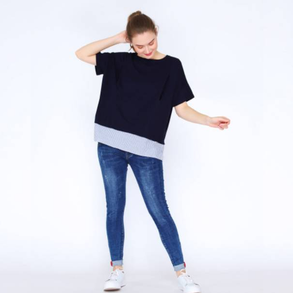 HUG DAMIAN - Kaos Menyusui Batwing Oversize Basic