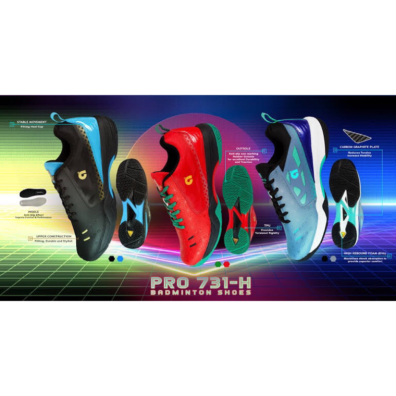 Sepatu Badminton Apacs Pro 731 H Original