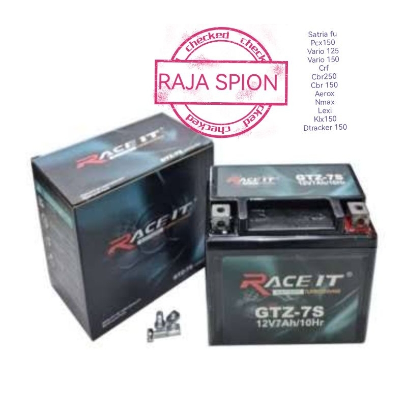 aki kering race it gtz7s/aki kering fu Vario 150/aki kering 7 ampere