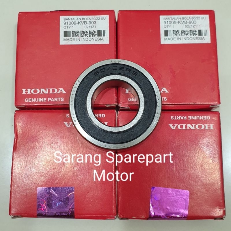 Lahar Bearing 60/22 Bantalan Bola Roda Belakang Vario Beat Scoopy KVB