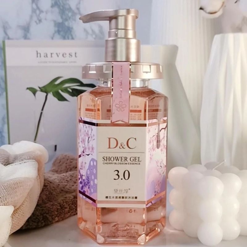 D&amp;C Cherry Blossom 500ml Perfume Body Wash Sabun Mandi Cair Fragrance Shower Gel