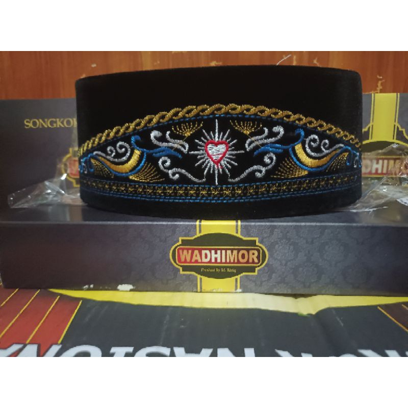 Songkok PSHT Bordir/ Peci PSHT Hati Bersinar Full Bordir