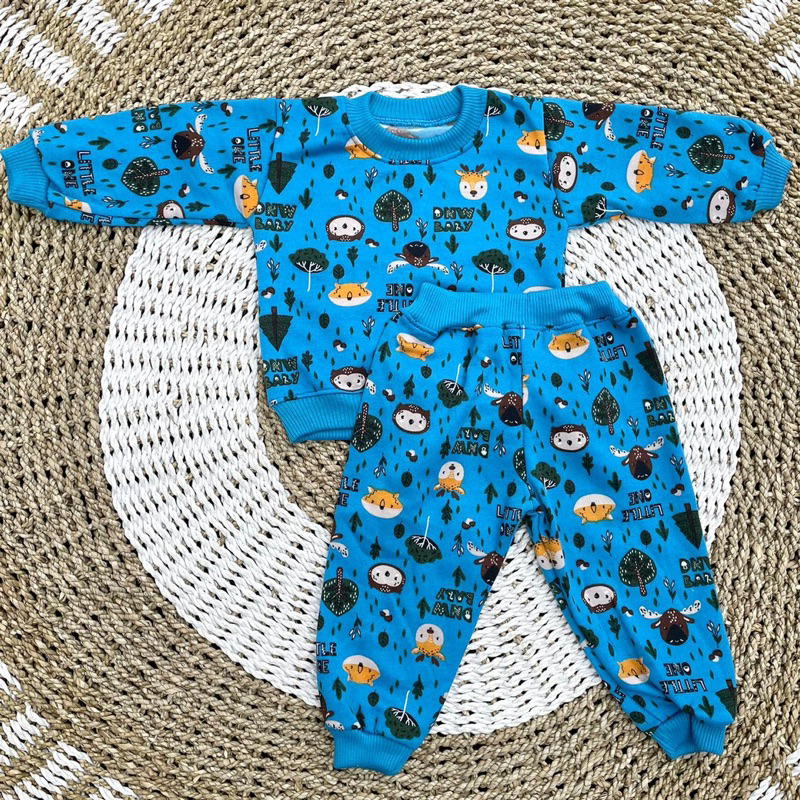 PROMO 7.7 Setelan Baju Bayi Joger Bayi Baju Olahraga Bayi Baju Hangat Bayi Sweater Bayi Oblong Bayi ASYAM BABY