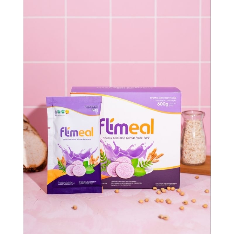 Flimeal meal replacement 1 box 12 sachet - Taro