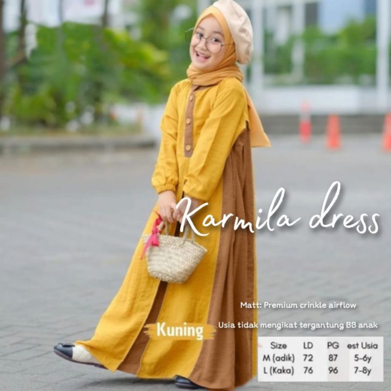 KARMILA DRESS KIDS TERBARU