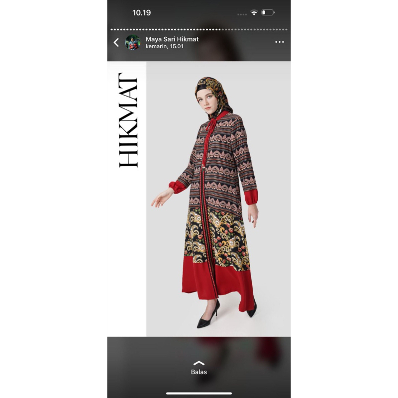 GAMIS HIKMAT ORI BARU HARGA DISKON