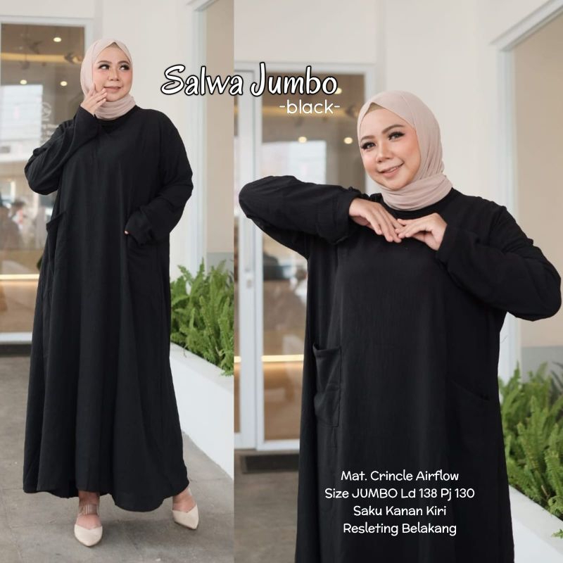 SALWA GAMIS JUMBO LD 138 cm TERBARU