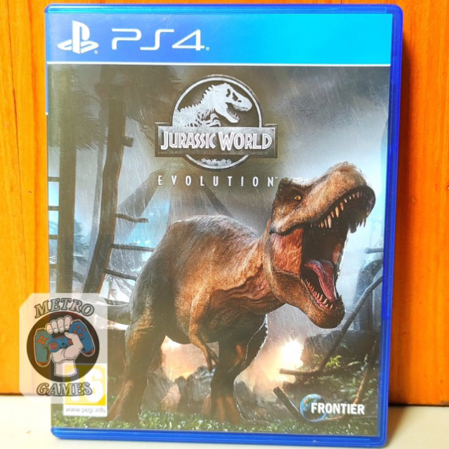 Jurassic World Evolution PS4 Kaset Jurasic World Playstation PS 4 CD BD Game Games Jurassicworld evolution ps4 ps5 jurassic 2 dinosaurus dinosaur dino museum kebun binatang mainan gim anak ori asli original zoo saurus ps 4 5 jurasic jurasik evolusi worlds