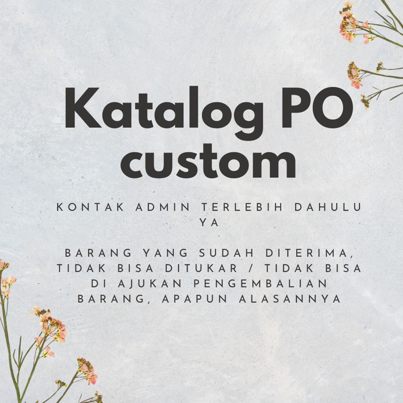 PO CUSTOM - thethingscorner / sepatu wanita