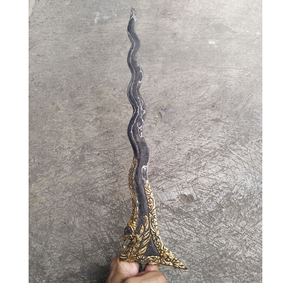 Keris Kamardikan Kinatah Naga Manglar Luk 11
