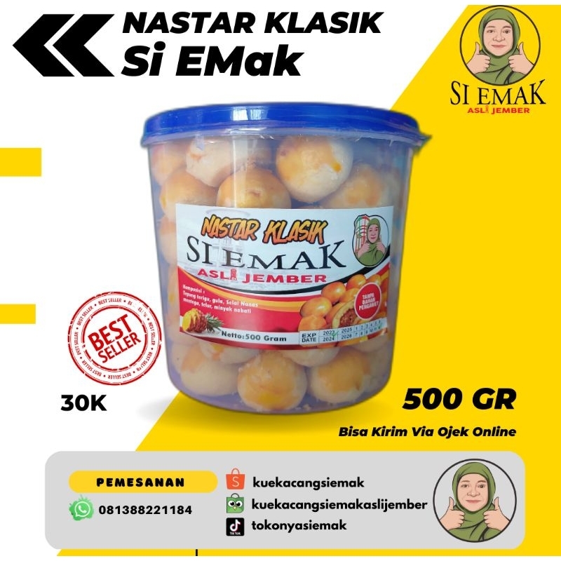 Nastar klasik Si Emak 500 gram