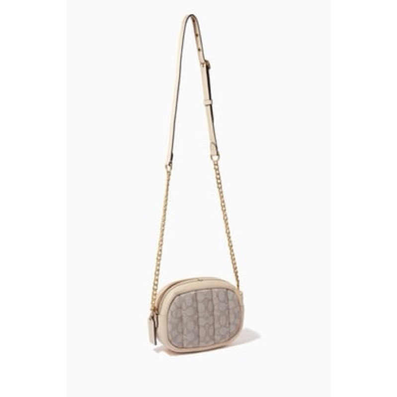 Coach Small Camera Bag In Signature Jacquard With Quilting (C5275)