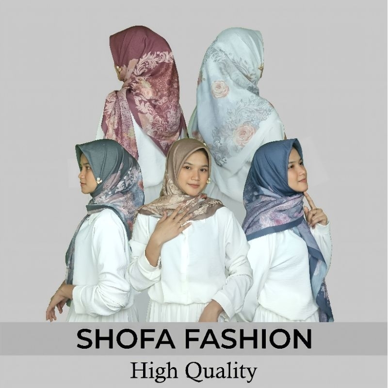 Shofa Fashion -Hijab segi empat VoalHighQuality series kalyna