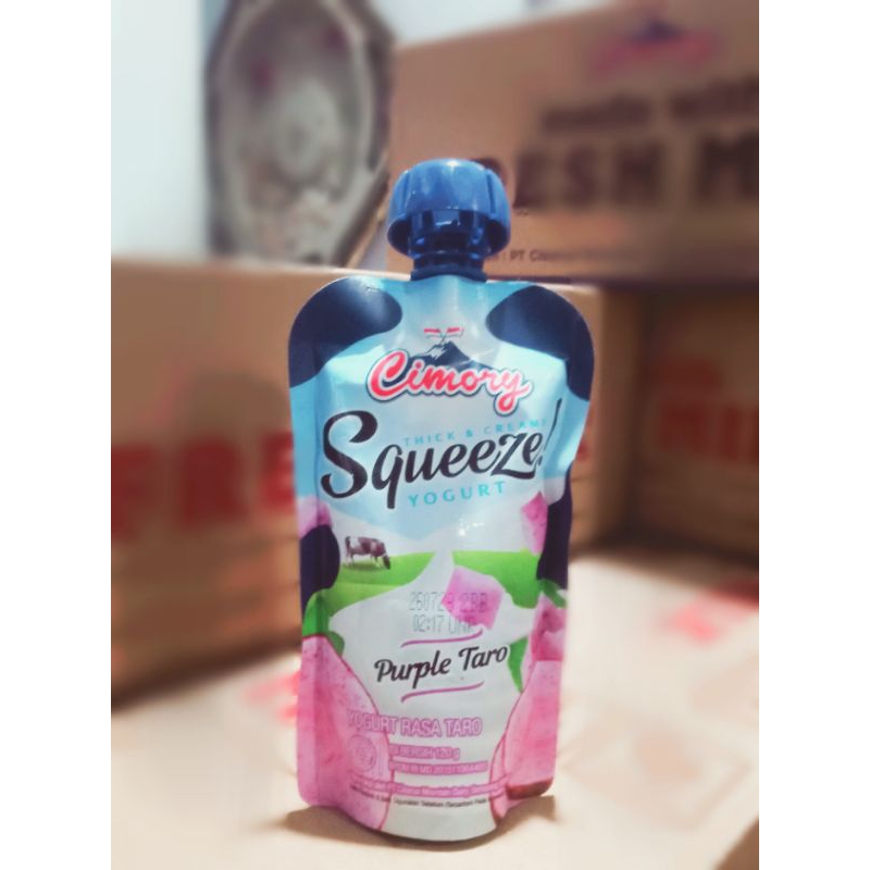 

NEW CIMORY YOGURT SQUEEZE PURPLE TARO 120GR