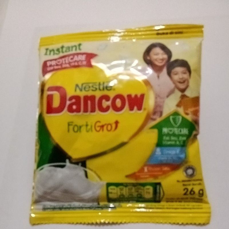 

Susu Dancow fortigro rasa vanilla 26gr