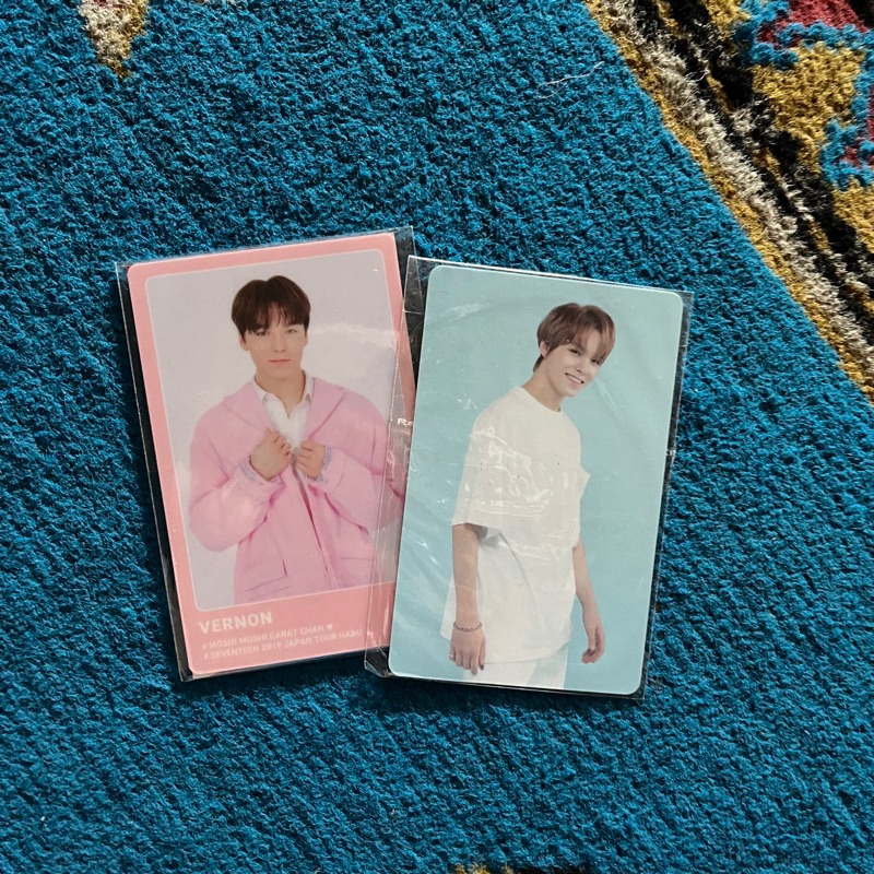SET VERNON SEVENTEEN MOSHI CARD PINK CARGEN 1