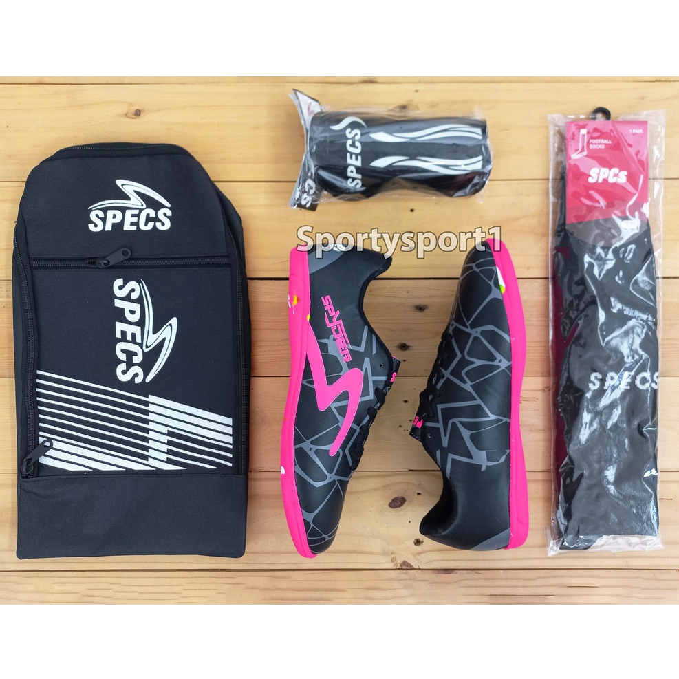 HARGA BULAN INI SUPER PROMO PAKET KOMPLIT Sepatu Futsal Specs Accelerator Lighspeed Spyder SATU