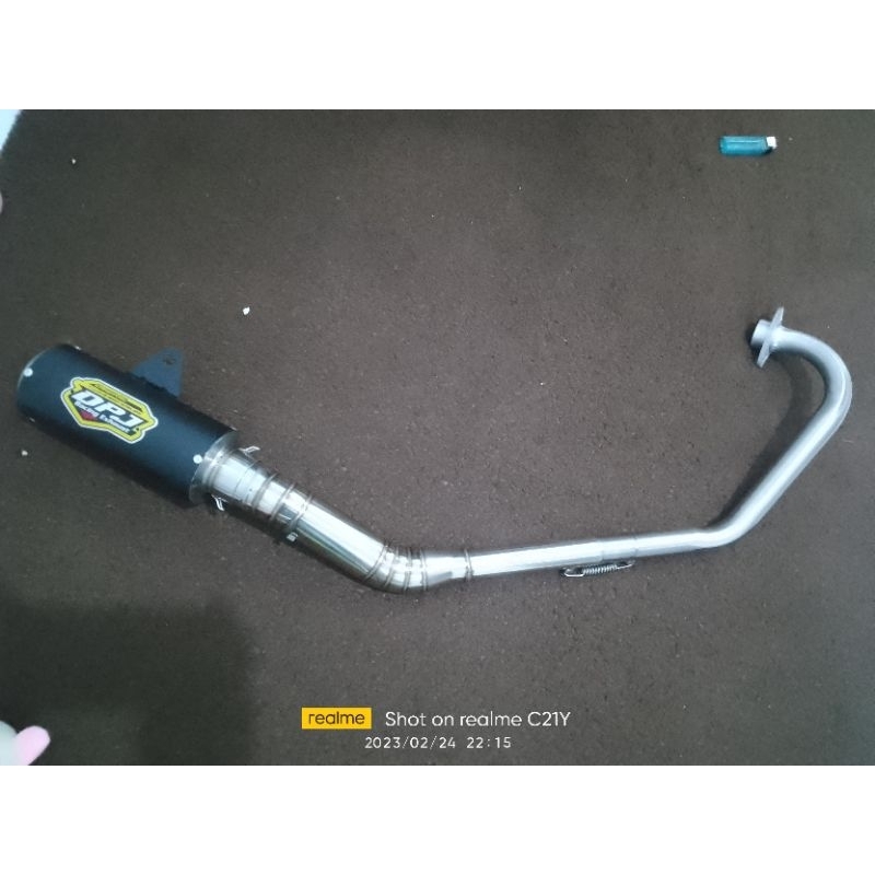 KNALPOT DPJ BLACK MOTOR SPORT 150 VIXION CBR R15 SATRIA SONICK MX KING DAN LAINNYA