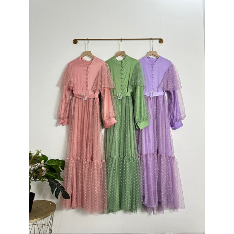 Dres satin mix tile dot