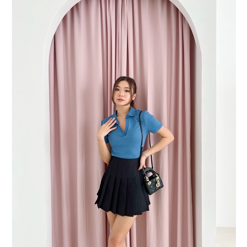 [ Marveile ] Nara Polo Top / Polo Tops Wanita