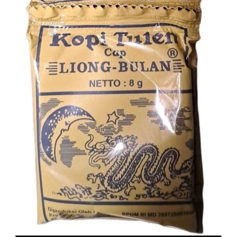 

Kopi Cap Liong Bulan Tanpa Gula 1pack Isi 30pcs