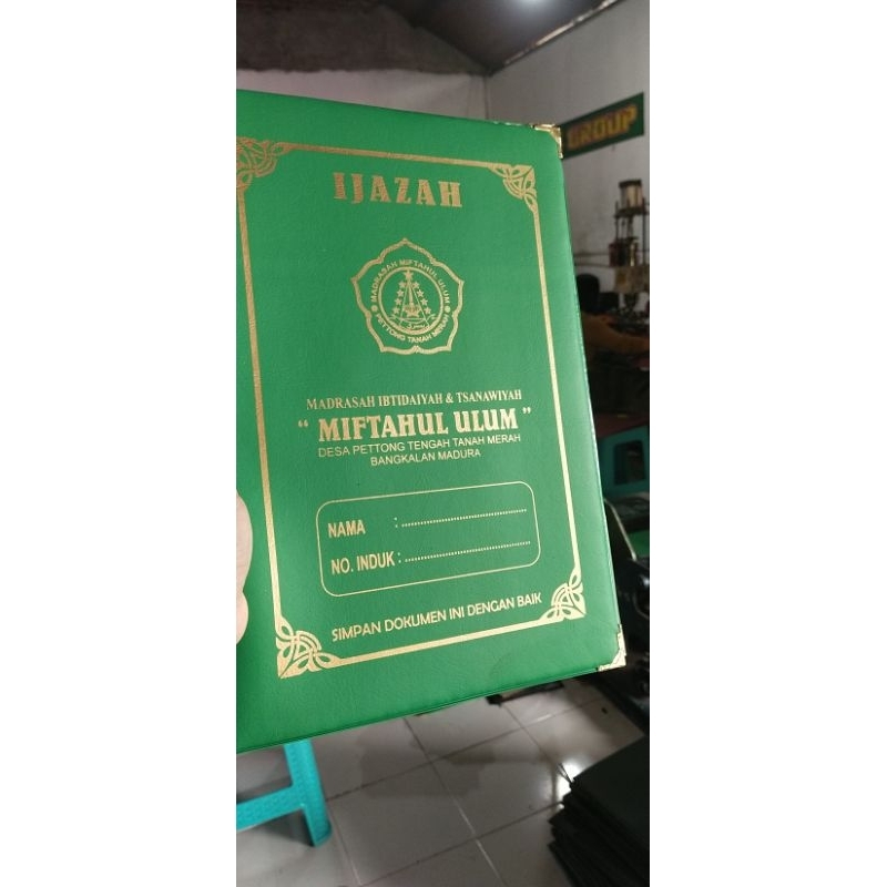 

MAP Rapot Dan Ijazah SABLON BAHAN ASE/KULIT