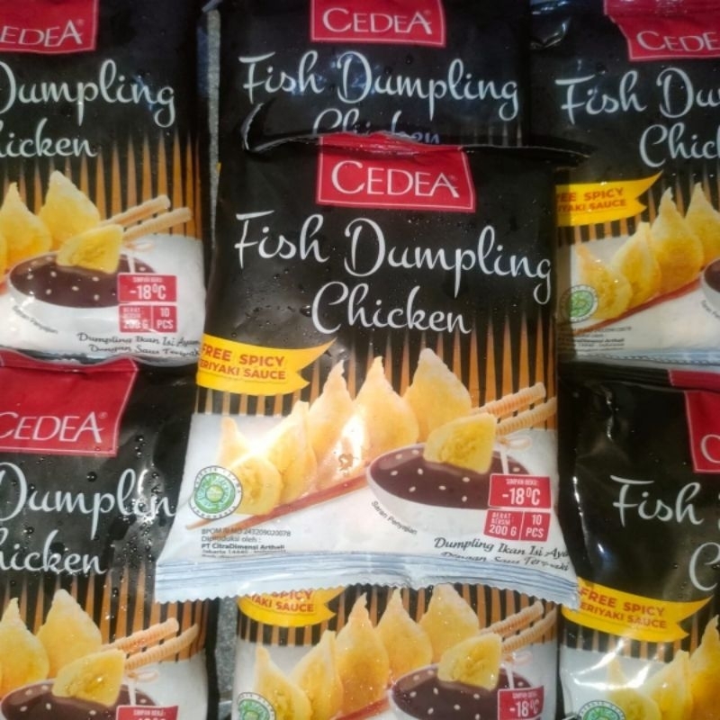 

FISH DUMPLING CHIKEN CEDEA 200 GR / FISH DUMPLING / CHIKEN DUMPLING/ CEDEA