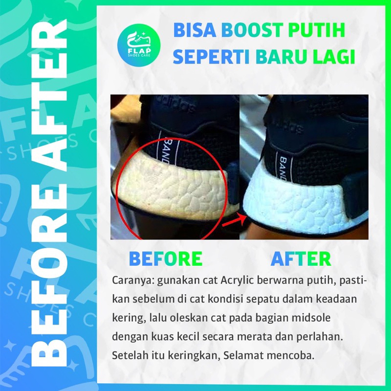 FLAP Shoes Cat Sepatu Kulit dan Sintetis Permanen Anti Luntur 100ml