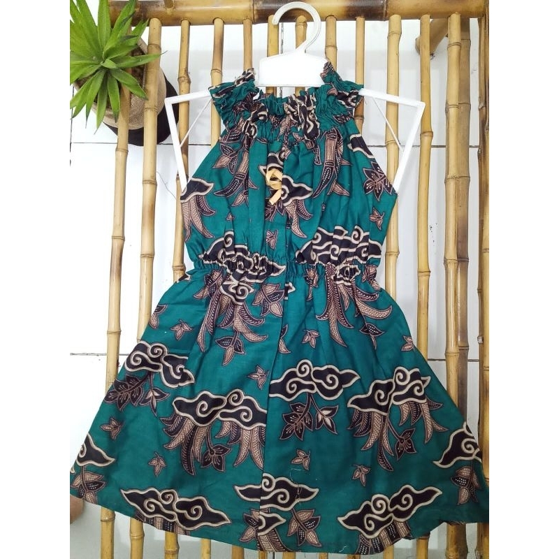 Dress anak bayi baju anak baby pakaian pesta baju tidur baju santai dress batik h