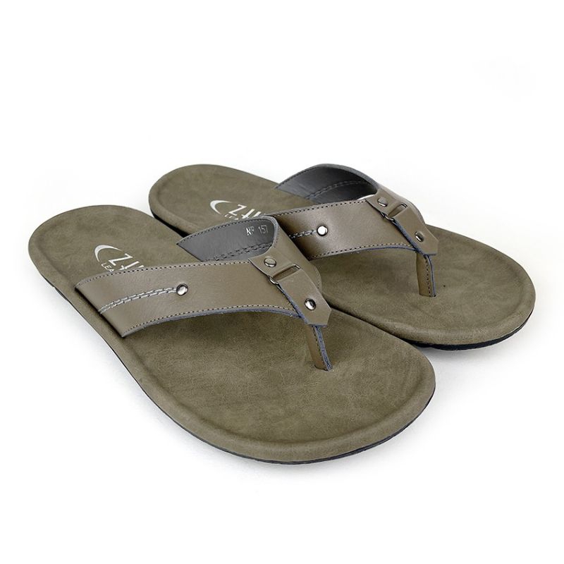 sandal kulit pria zhr