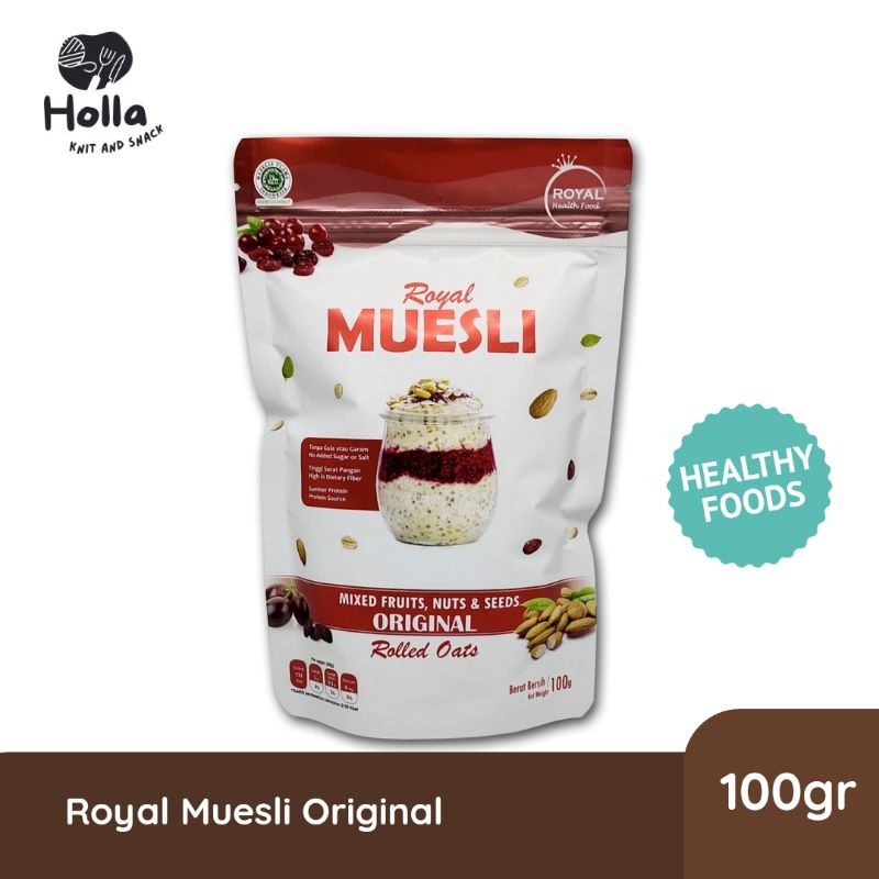 

Royal Muesli Original 100gr - Rolled Oats Whole Almond