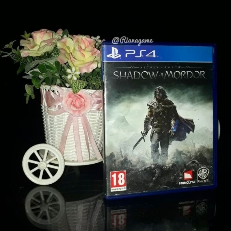 BD Kaset PS4 PS5 Shadow of Mordor Game CD PS 4 5 Original Playstation Bekas Second Mulus