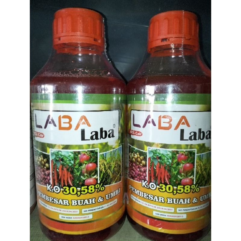 laba laba kcl cair / pembesar buah 1 liter
