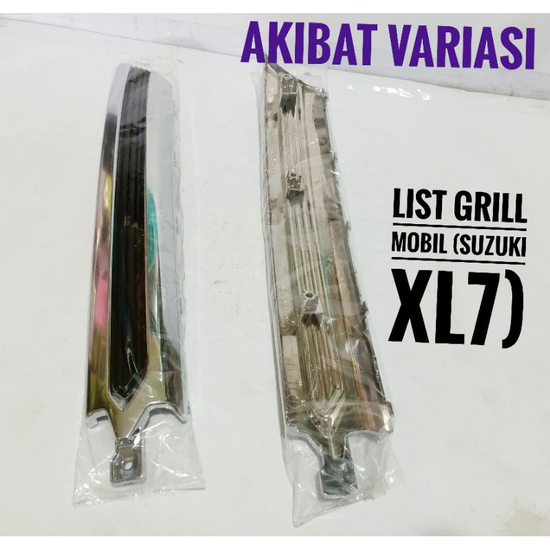 List Grill Depan Bemper Mobil Suzuki XL7 List Grill Depan Mobil XL7 List Grill Mobil