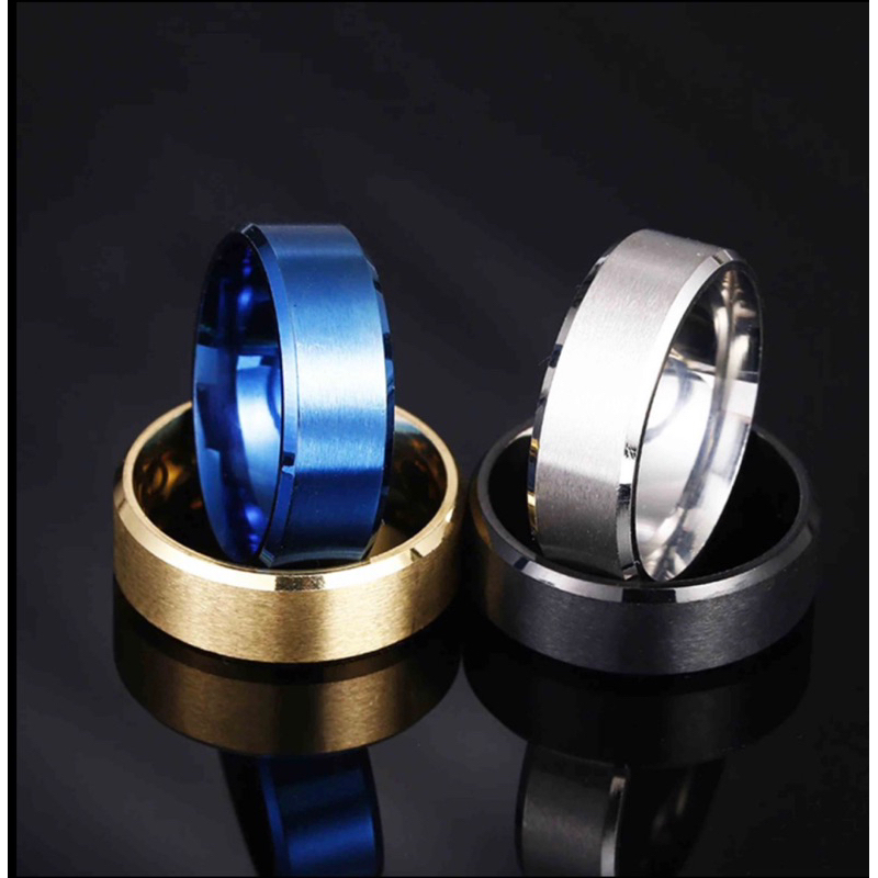 [COD] CINCIN TITANIUM HITAM POLOS KUALITAS SUPER ANTI LUNTUR ANTI KARAT / CINCIN PRIA WANITA ANAK COUPLE TUNANGAN